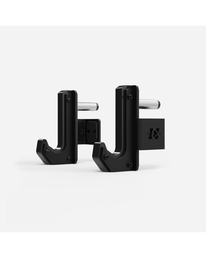 Premium J-Hooks - Black (Pair)